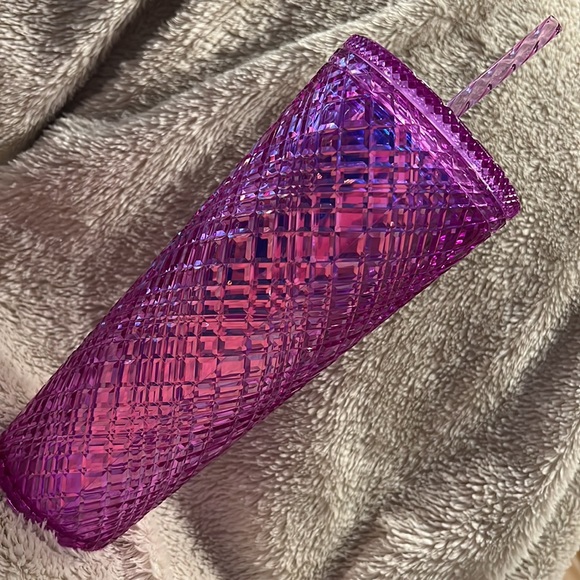 🎉HP🎉 STARBUCKS Iridescent Purple Studded 24oz Tumbler - Picture 6 of 6